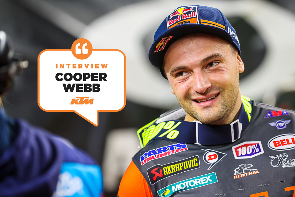 Cooper Webb : « j'ai hâte d'être mardi »