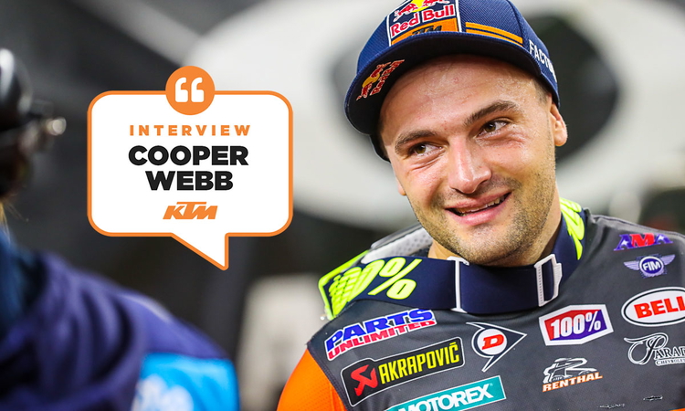 Cooper Webb : « j'ai hâte d'être mardi »