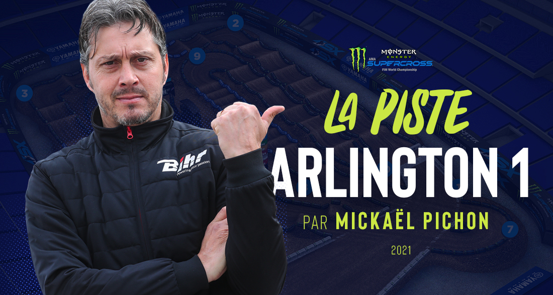 La piste du SX d'Arlington 1 par Mickaël Pichon