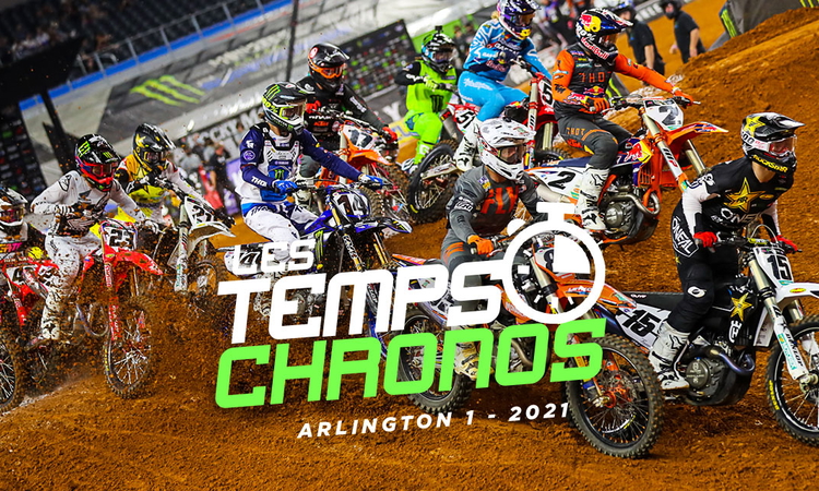 Les temps chronos du SX d'Arlington 1