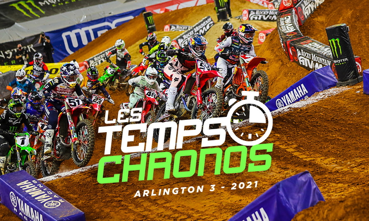 Les temps chronos du SX d’Arlington 3