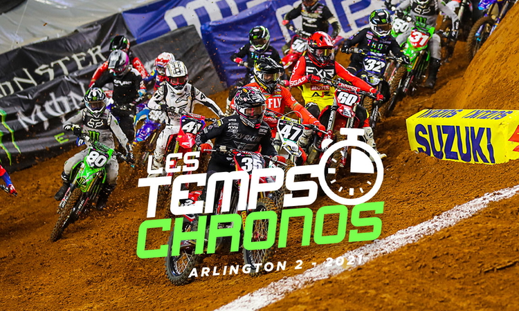 Les temps chronos du SX d’Arlington 2