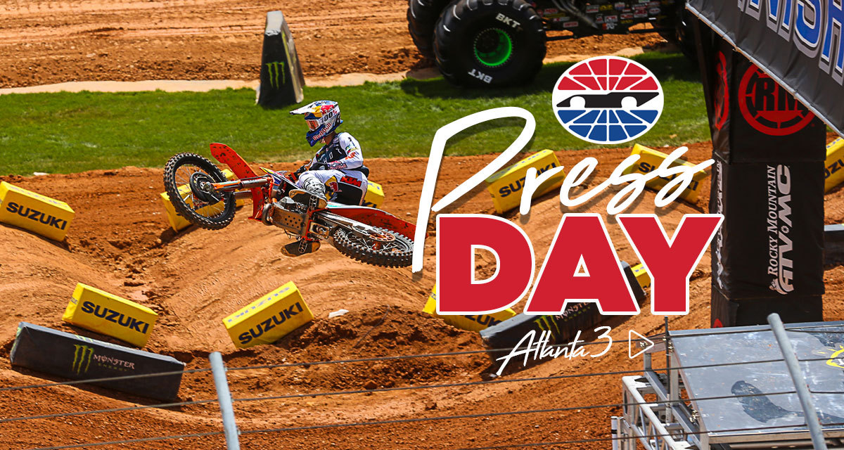 Vidéo : SX Atlanta 3 (press day)