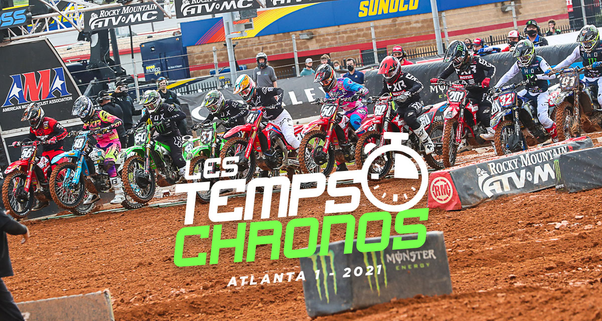 Les temps chronos du SX d'Atlanta 1