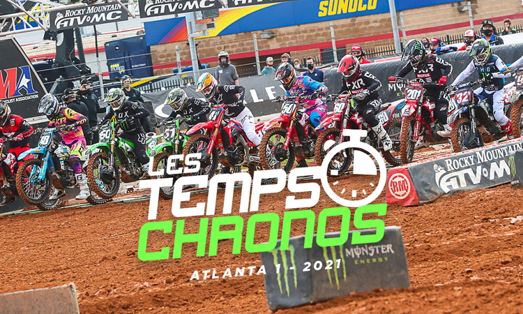 Les temps chronos du SX d'Atlanta 1
