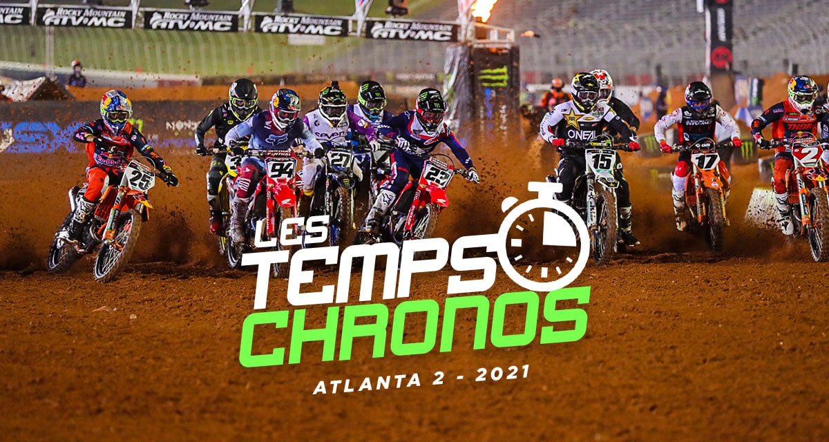 Les temps chronos du SX d’Atlanta 2