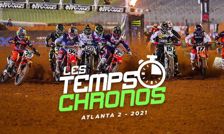 Les temps chronos du SX d’Atlanta 2