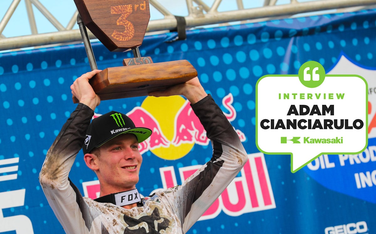 Adam Cianciarulo : « ma vitesse est bonne »