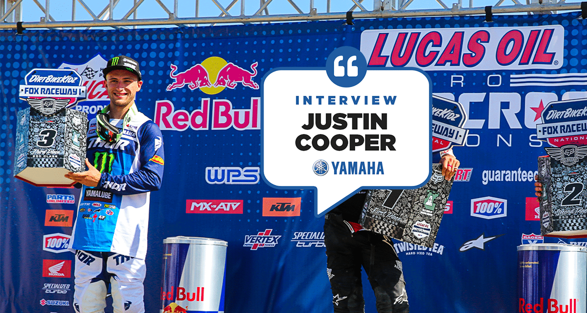 Justin Cooper : « gagner à Thunder Valley »