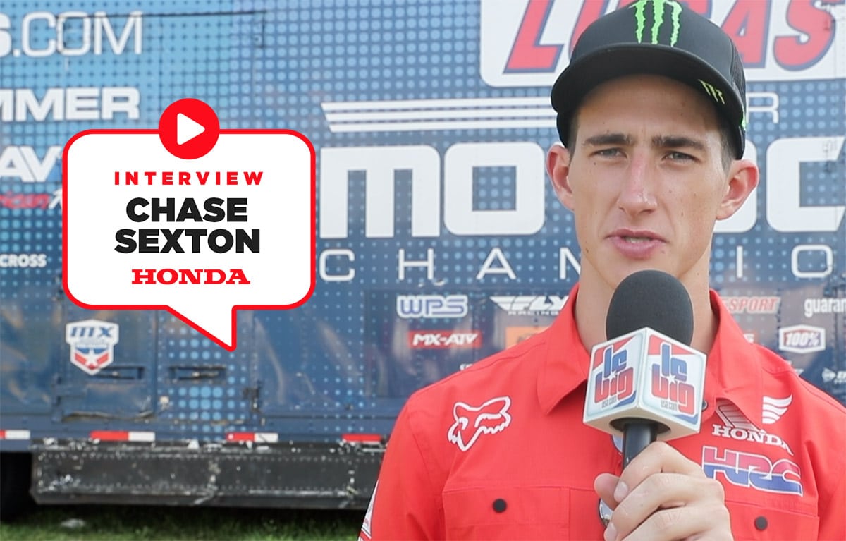 Chase Sexton : « j'en ai marre de tomber »
