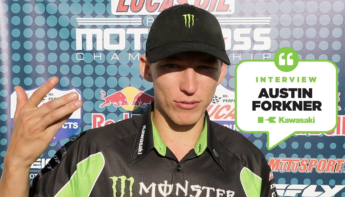 Austin Forkner : « il me reste 4 courses »