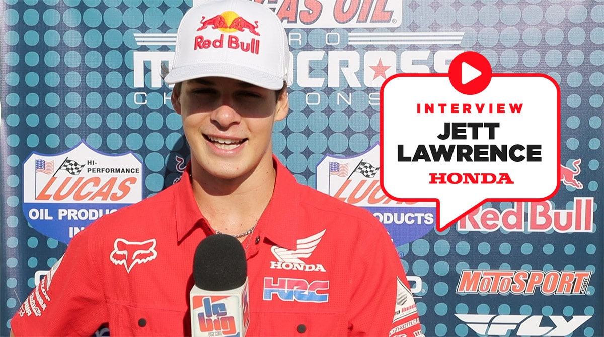 Jett Lawrence : « ça fait du bien de gagner »
