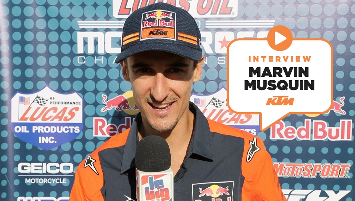 Marvin Musquin : « il faut être présent »