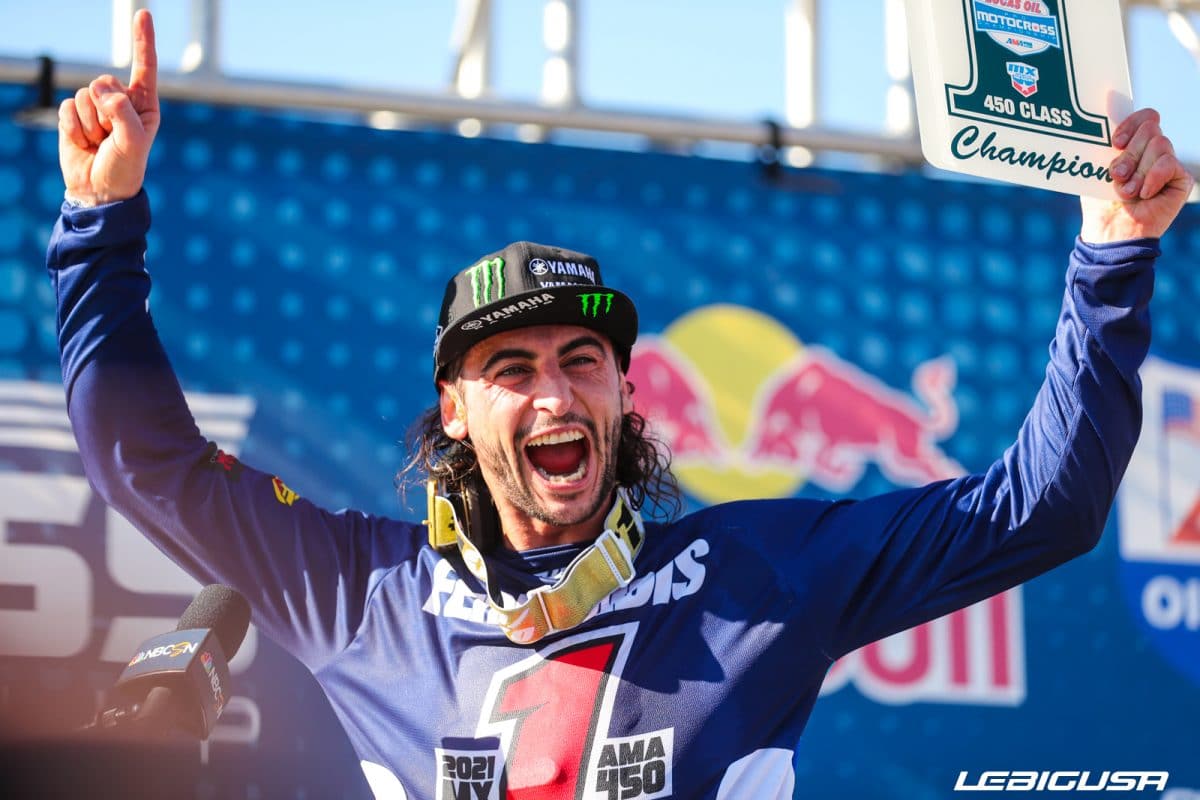 Dylan Ferrandis est Champion outdoor 450