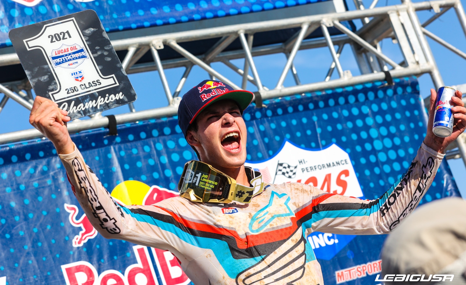 Jett Lawrence est Champion outdoor US 250