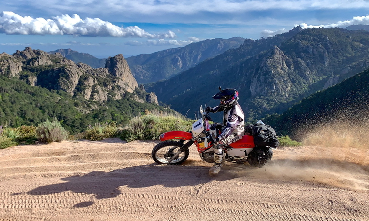 À travers la Corse en Honda XR 600 (ep 2)