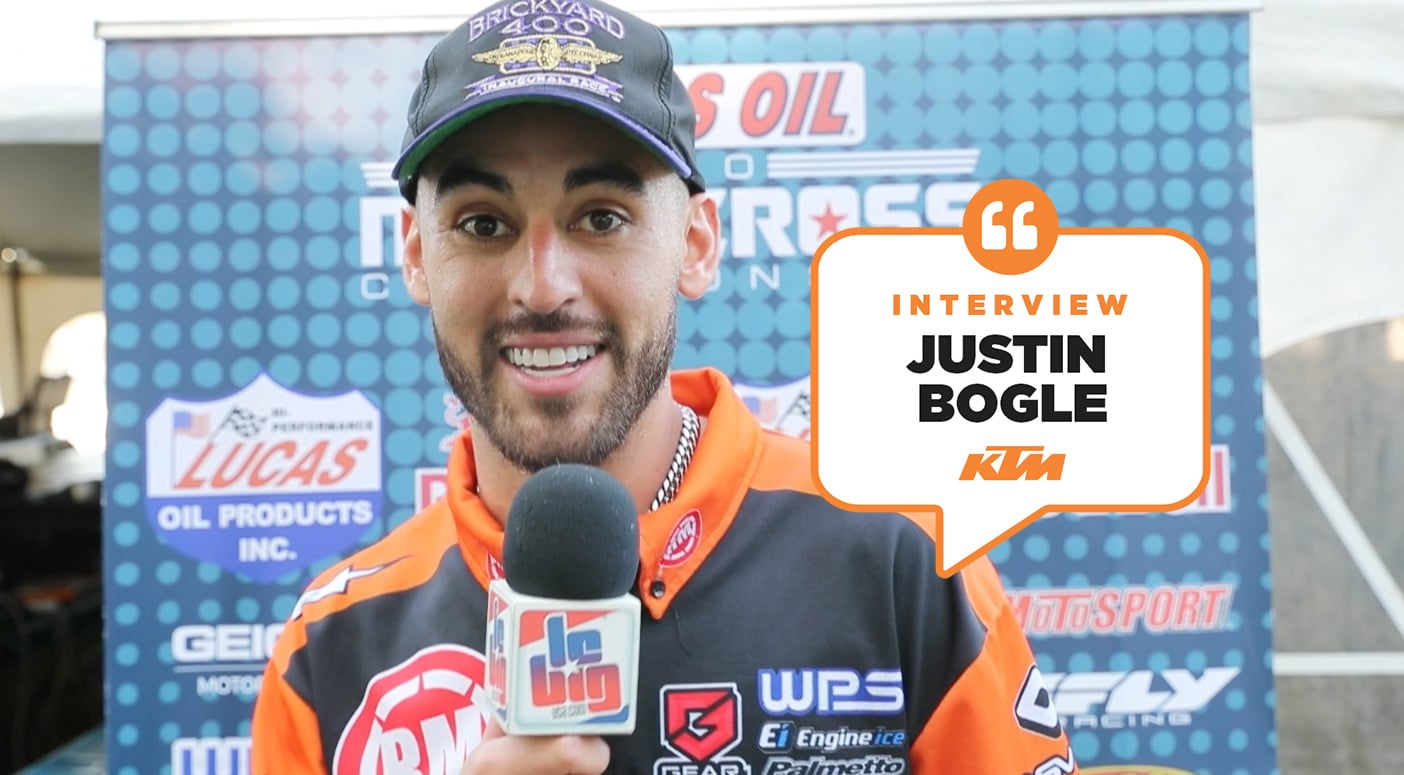 Justin Bogle : « j'ai besoin d'un guidon »