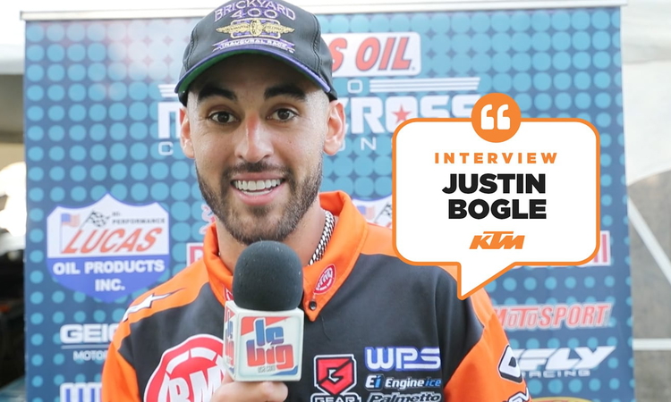 Justin Bogle : « j'ai besoin d'un guidon »
