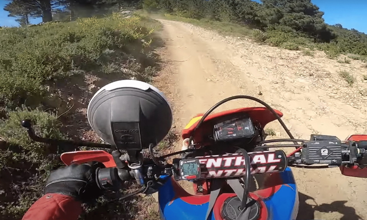 A travers la Corse en Honda XR 600 (ep 3)