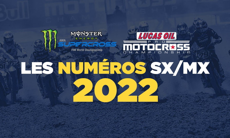 Les numéros Supercross/Motocross US 2022