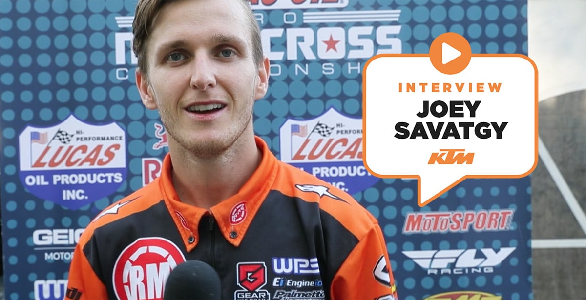 Joey Savatgy : « je dois être meilleur »