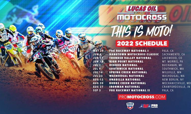 Le calendrier outdoor US 2022
