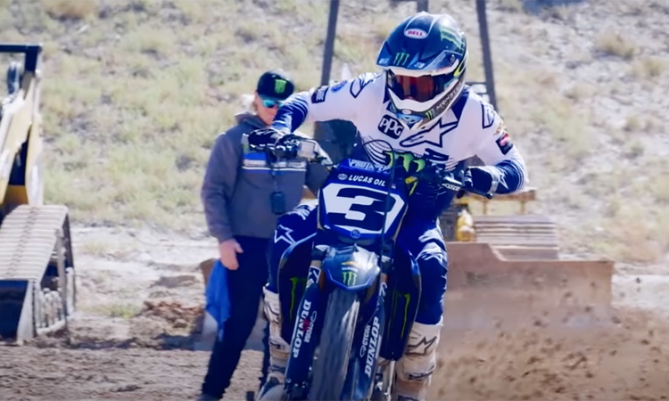 Eli Tomac chez lui dans le Colorado
