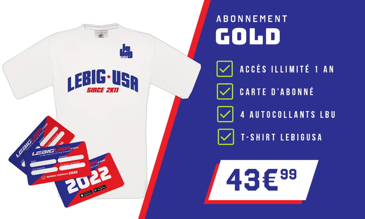Abo LeBigUSA 2022 : Formule « Gold »