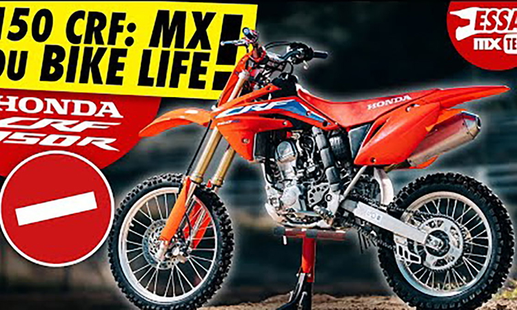 MX Test : 150 CRF, la moto interdite...