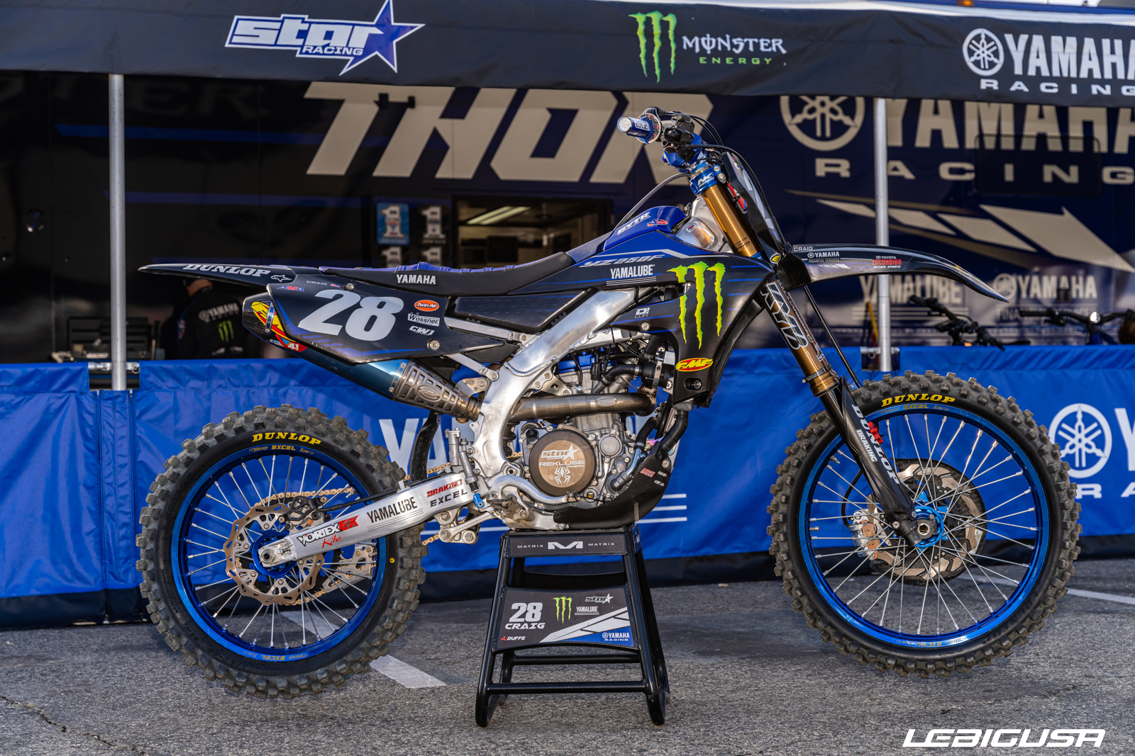 La Yamaha YZF 250 de Christian Craig