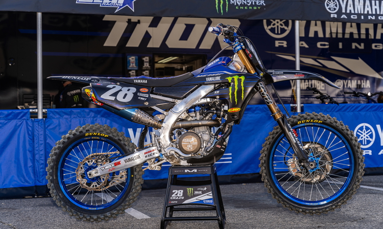 La Yamaha YZF 250 de Christian Craig