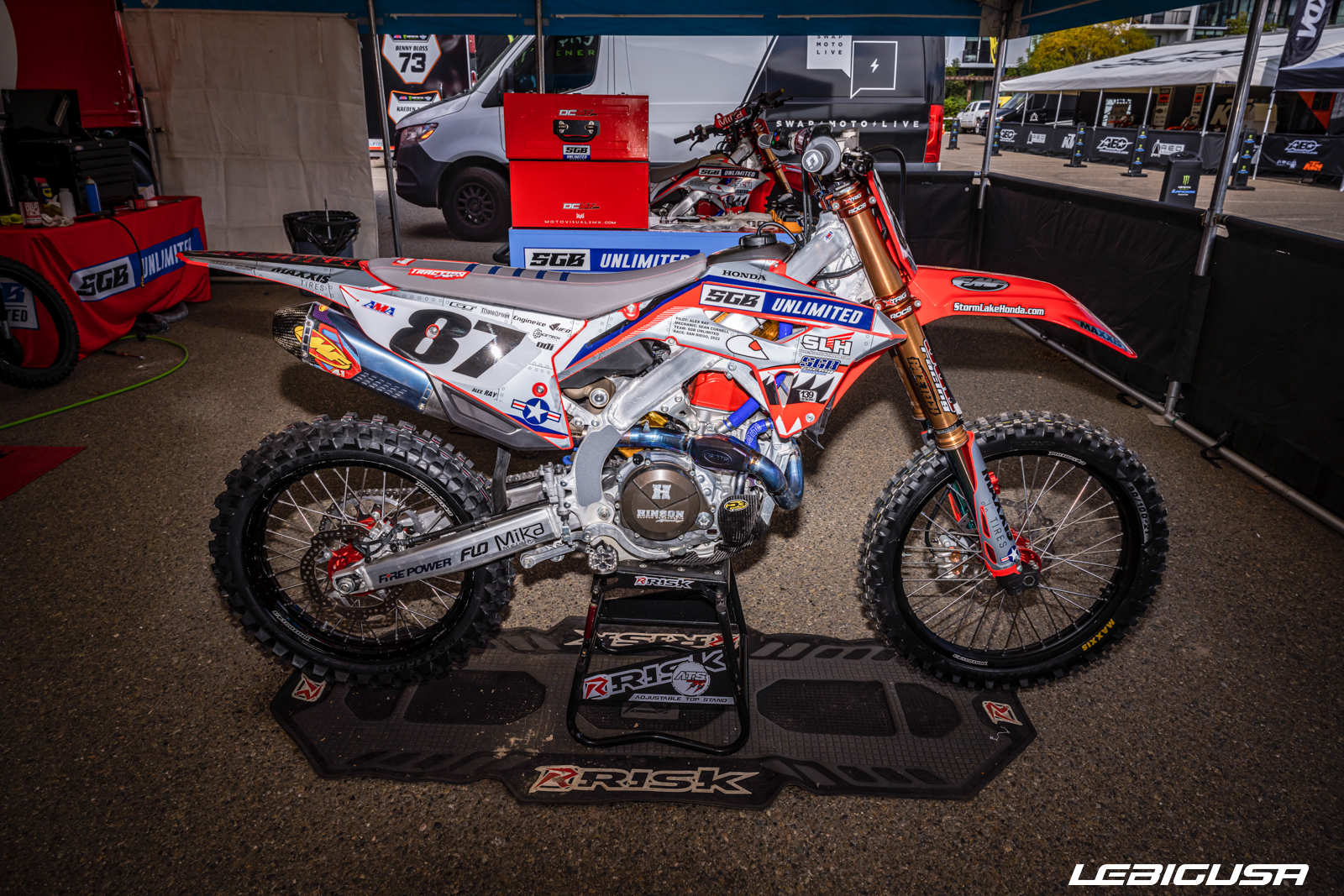 La Honda CRF 450R d'Alex Ray