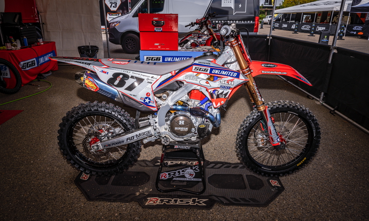 La Honda CRF 450R d'Alex Ray
