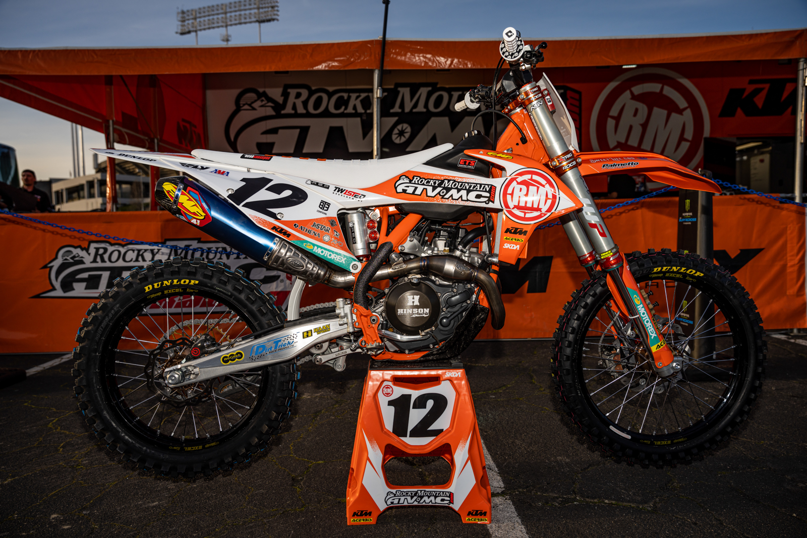 La KTM 450 SX-F FE de Shane McElrath