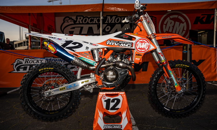 La KTM 450 SX-F FE de Shane McElrath