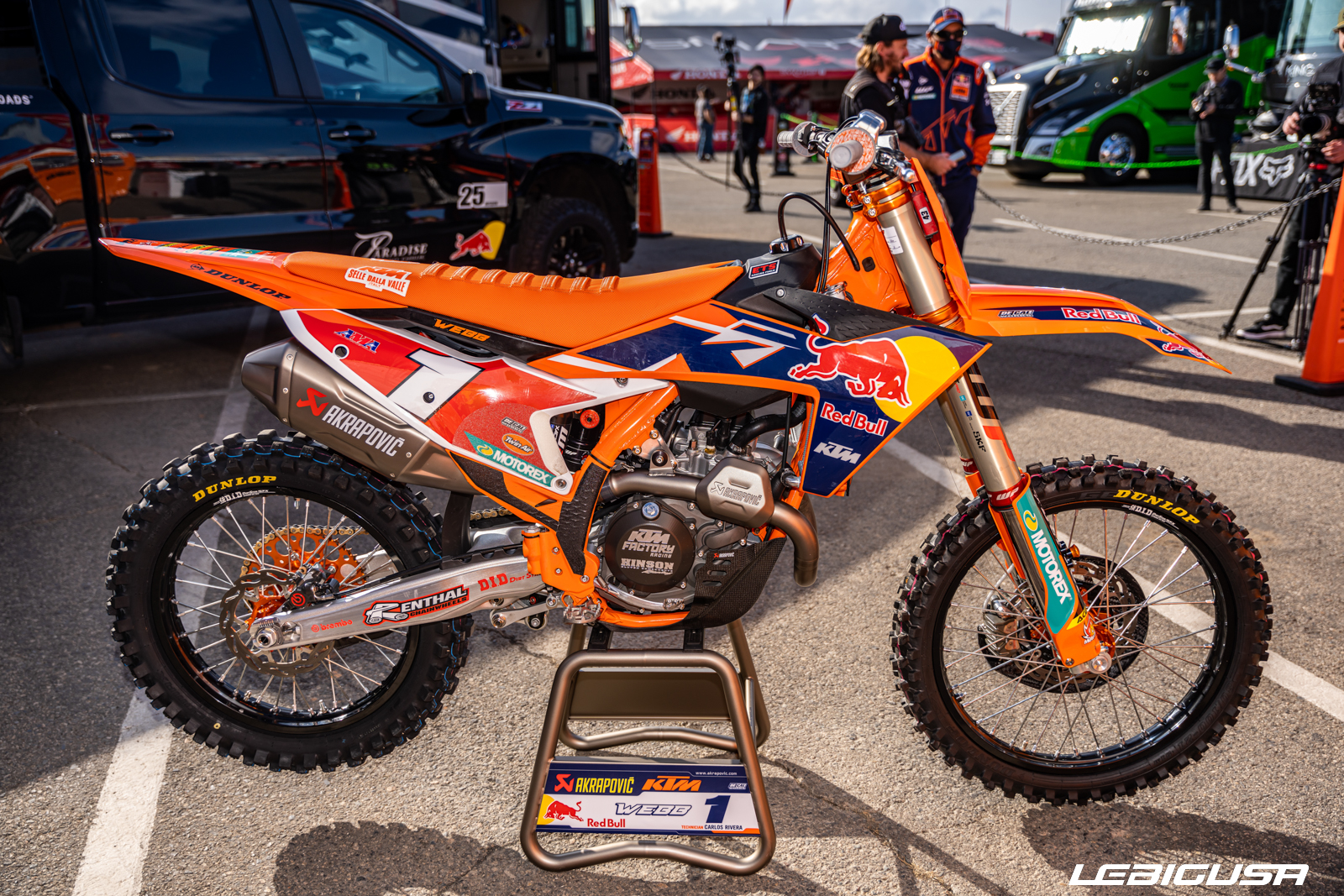La KTM 450 SX-F FE de Cooper Webb