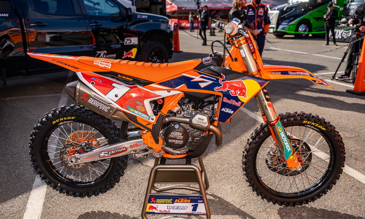 La KTM 450 SX-F FE de Cooper Webb