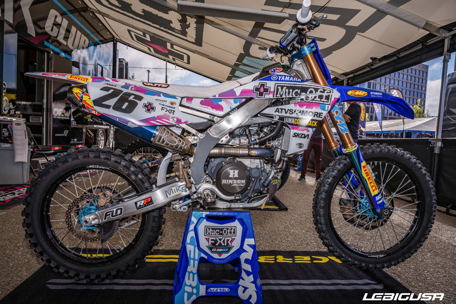 La Yamaha YZF 450 d'Alex Martin