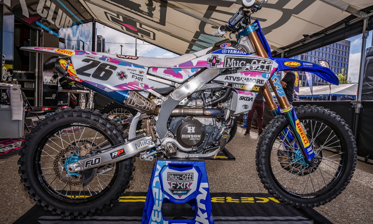 La Yamaha YZF 450 d'Alex Martin