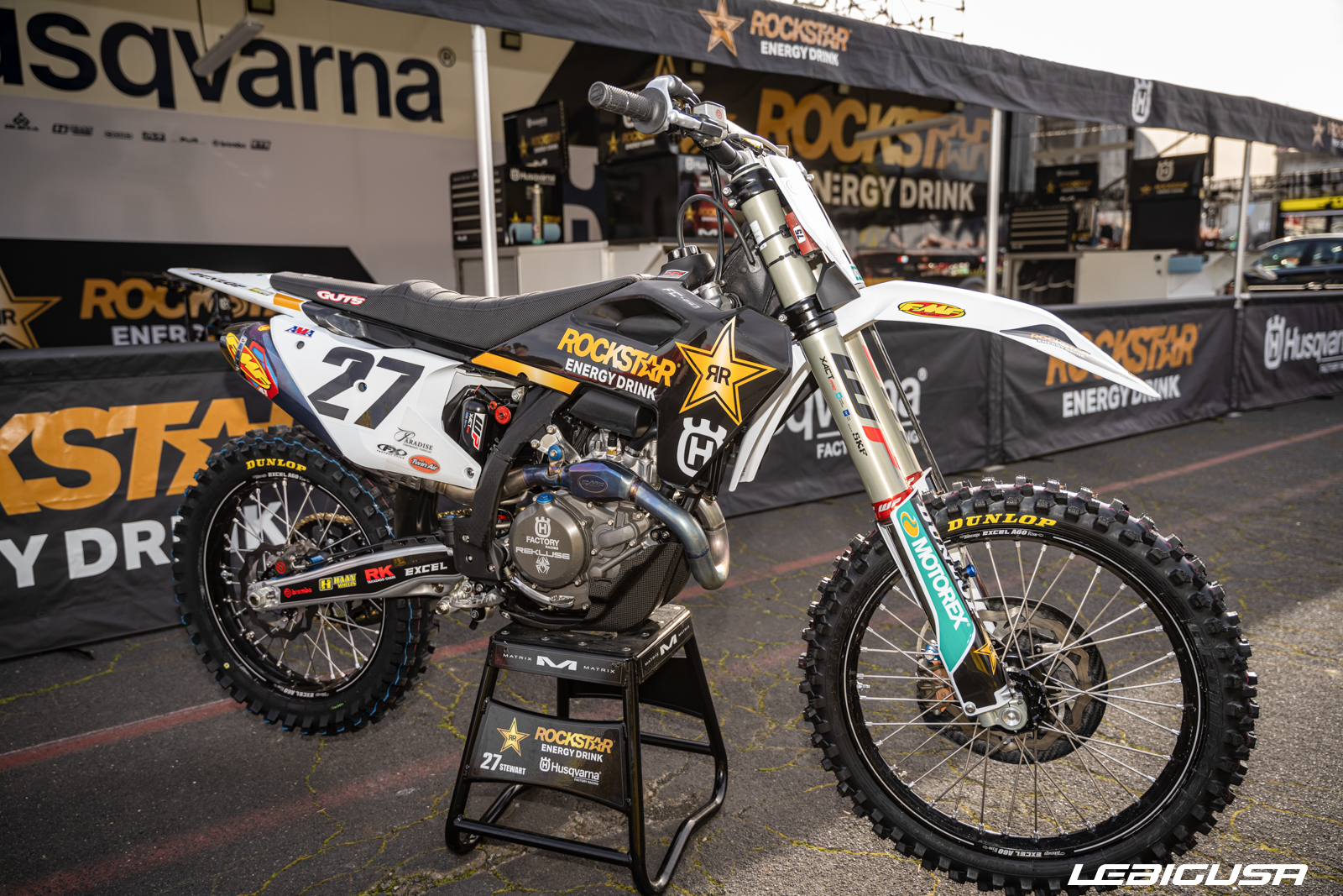 La Husqvarna FC 450 de Malcolm Stewart
