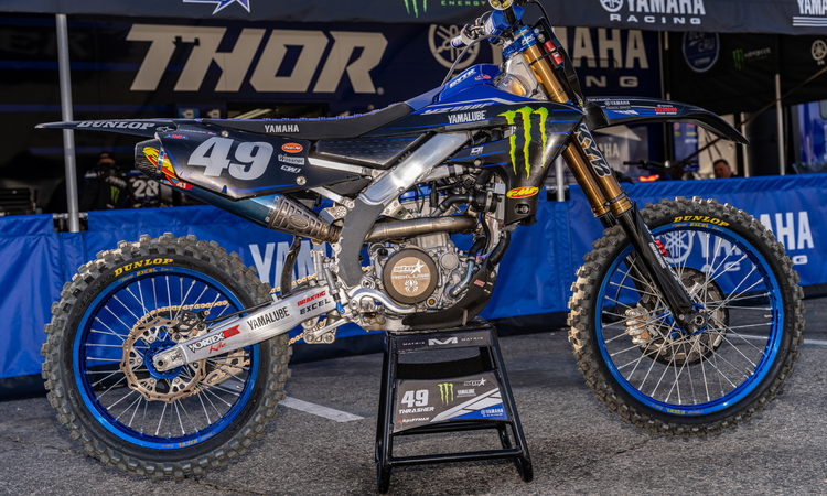 La Yamaha YZF 250 de Nate Thrasher