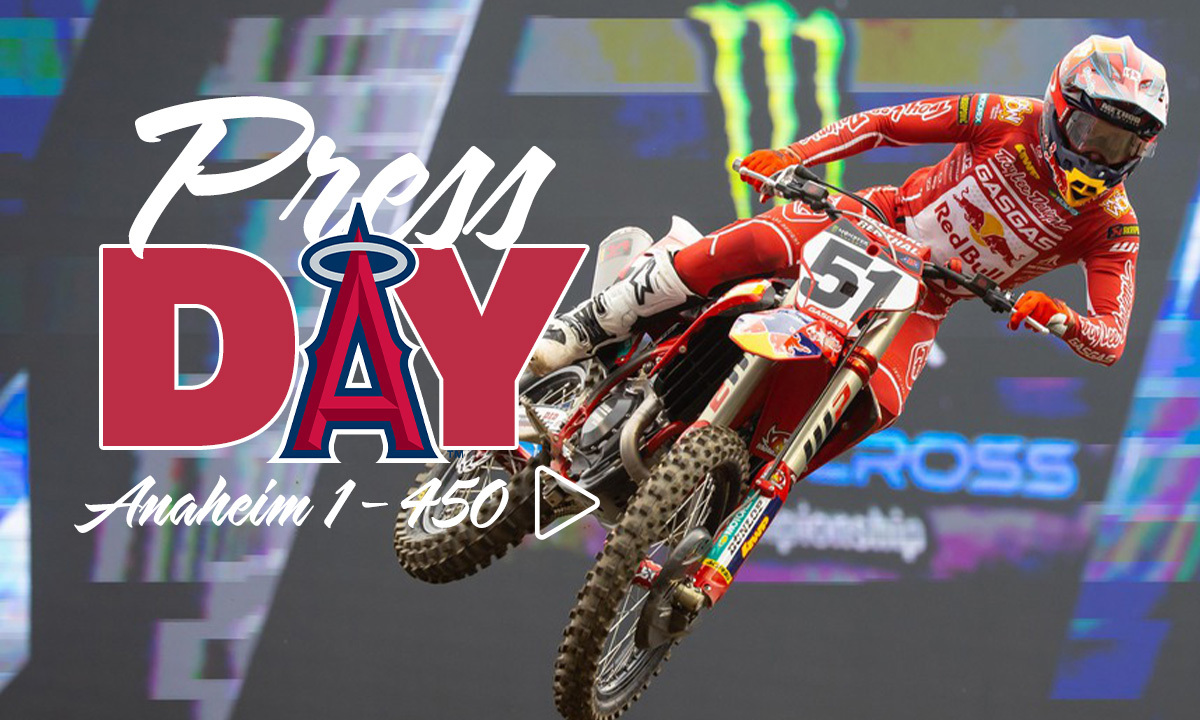 Vidéo : « Press Day » SX Anaheim 1 (450)