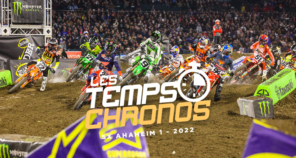 Les temps chronos du SX d’Anaheim 1