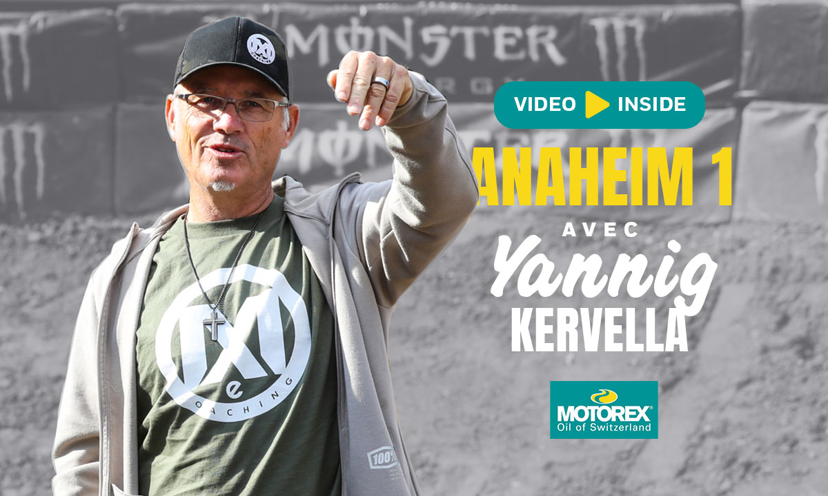 Le SX d'Anaheim 1 avec Yannig Kervella