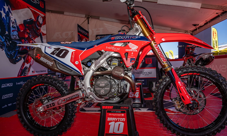 La Honda CRF 450R de Justin Brayton