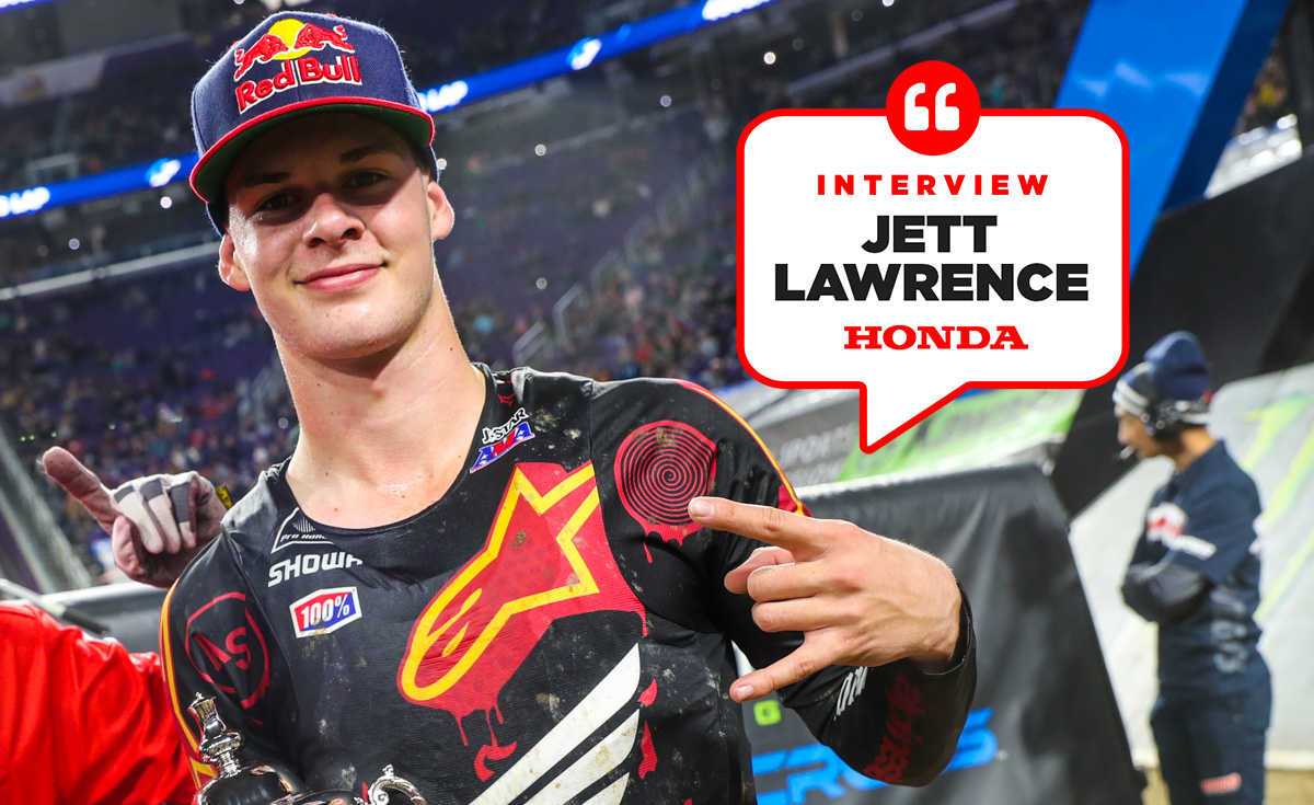 Jett Lawrence : « je voulais bien rouler »