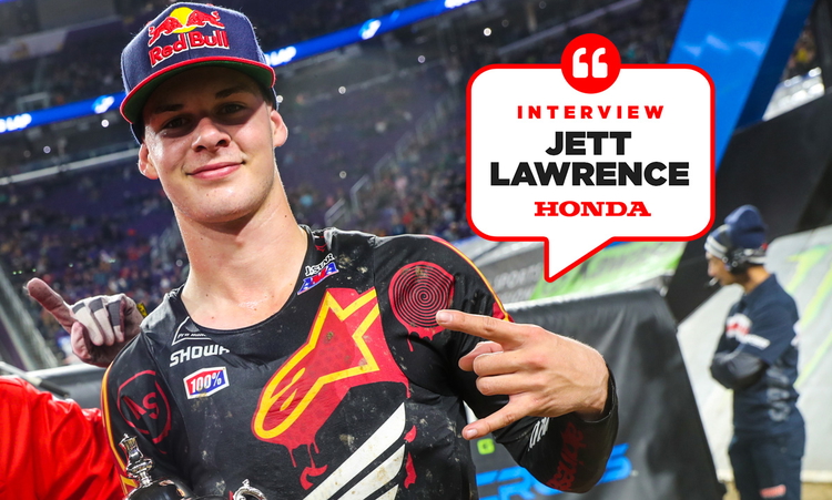 Jett Lawrence : « je voulais bien rouler »