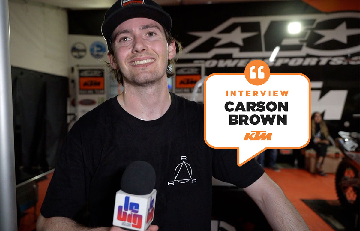 Carson Brown : « je suis super content »
