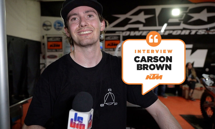 Carson Brown : « je suis super content »