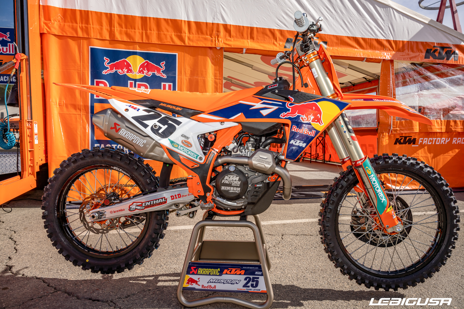 La KTM 450 SX-F FE de Marvin Musquin